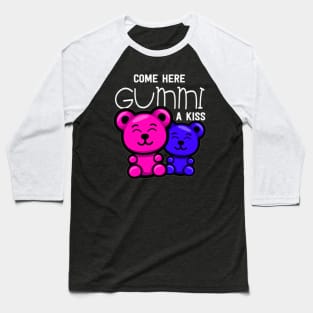 Cute Gummi Bear Kiss Sweets Gift Idea Baseball T-Shirt